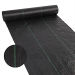 4*100ft Black Weeding Cloth Polyethylene Foldable - Image 14