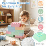 64 PCS Building Blocks Set for Toddlers 18+ Months, BPA-Free PP Educational Construction Toys - Image 5