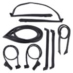 Full Weatherstrips Front Windshield Weatherstrip Fit For Chevrolet Corvette Base Coupe 2-Door 5.7L 350Cu. In. V8 GAS OHV 1996 9096GGW,8489GGW