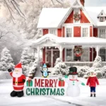 9.8ft Reclining Gingerbread Man, 6 LED Lights, Drawstring Bag, Christmas Inflatable Decoration, 12V, 1500mA, US Standard - Image 26