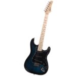 [Do Not Sell on Amazon] GST Stylish Electric Guitar Kit with Black Pickguard Dark Blue - Image 7
