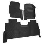 Floor Mats fit for Ford F-250 F-350 Super Duty Crew Cab All-Weather Liners 2017-2024 - Image 6