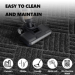 1PC Diagonal Grid Composite Rubber Mat, Gray, 60x90x0.7cm, Kitchen & Home Anti-Fatigue Floor Mat - Image 4