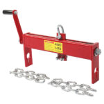 Heavy Duty Steel 2 Ton / 4000lbs Engine Hoist Load Leveler Shop Crane Cherry Picker with 2 Chains - Image 5