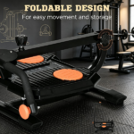 Orange Foldable Ab Twister Board Waist Trimming Workout Equipment with LCD Display for Women And Men - Image 7