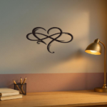 CIFbuy™ Stunning Iron Artfully Crafted 1pc Infinity Heart Metal Wall Art - Timeless Sculpture Symbolizing Eternal Love, Elevates Home Decor (TikTok/temu self-pickup orders) - Image 4