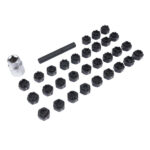 32Pcs Wheel Lock Lug Nut Master Key Set Removal Socket Tool Kit Fit for Mercedes-Benz - Image 7