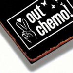 CIFbuy Vintage Metal Sign 8x12 Inch Out Chemo! 2D Flat Printed Square Iron Wall Art, Waterproof Rustproof Retro Decor For Home Bar Gara TikTok, TikTok, Gara Self-pickup Logiopics - Image 6