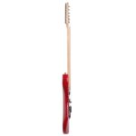 ST Stylish Electric Guitar with Black Pickguard Red - Image 5