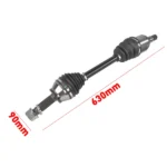 Front Right Passenger Side Axle Shaft Assembly Fits for INFINITI M56 Q70 Q70L 3.7L V6 5.6L V8 2011-2019 Black 1Pc - Image 2