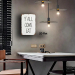 CIFbuy Y'ALL COME EAT 1Pc Vintage Metal Iron Sign 8x12 Inch 2D Flat Classic Retro Wall Art Decor For Farm Kitchen Cafe Bar Garage Home TikTok, TikTok, ome Self-pickup Logiopics - Image 4