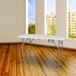 4ft Foldable Lift Patio Plastic Table White SAME AS 21616655 - Image 25