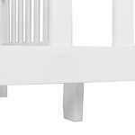 Wooden Baby Toddler Bed Children Bedroom Furniture with Safety Guardrails White - Image 5