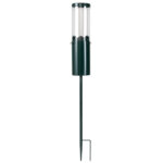 Standing Bird Feeder Squirrel-Proof, 4 Feeding Ports with Perches Heavy-Duty Metal & PC Construction - Image 4