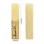 10pcs LADE E-Flat Alto Saxophone Reed with Transparent Case Strength 2.5 - Image 4