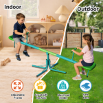 Seesaw,Swiveling 360 Degrees Toddlers Sit and Spin Teeter Totter, Kids Outdoor Play Equipment for Backyard Playground - Image 4