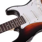 Rosewood Fingerboard Electric Guitar Sunset Color - Image 4