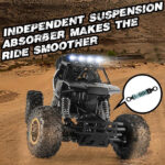 2026 2 Batteries 1:12 Rock Crawler Rechargeable Off Road Truck 4WD , Metal Shell LED Headlights RC Remote Control Off Road Car Truck,Logistics is randomly sent by UPS/USPS/UNI/GOFO - Image 7