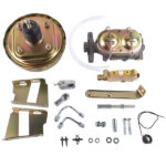8" Zinc Power Brake Booster Conversion Kit 1" Bore Fits for 1960-1966 Chevy C10 C20