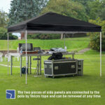 10x10FT pop up Canopy Tent with 2 sidewalls, Outdoor Canopy Tent for Parties - Image 13
