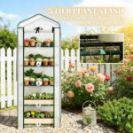 Garden Bed with Mini Greenhouse - Image 7