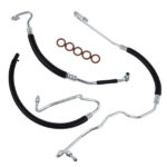 3pcs Power Steering Hose Set for Chevy Silverado GMC Sierra 2500 HD 3500 6.6L V8 Turbo DIESEL 2001-2006 15062625 15295841 15066553 - Image 5
