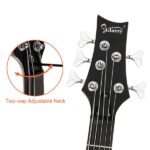[Do Not Sell on Amazon] GIB Electric 5 String Bass Guitar Full Size Bag Strap Pick Connector Wrench Tool Black - Image 19
