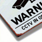 CIFbuy 1PC Vintage Surveillance Camera Warning Metal Sign, 8x12 Inch Waterproof Rustproof Tin Signage, 2D Flat Retro Wall Decor For Hom TikTok, TikTok, Hom Self-pickup Logiopics - Image 6