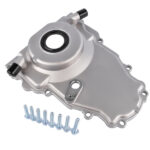 Timing Chain Cover w/ Dual-10AN Turbo Oil Drain Bungs Fits for Gen IV GM LS Series Engines 6.0L 5.3L 4.8L 6.2L V8 - Image 7