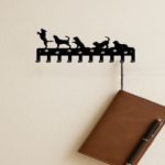 CIFbuy™ Create An Organized Oasis: Animal-Inspired Upright Keychain Hook Rack - Detachable Wall Storage | Utility For Every Space Wall Sculptures.(TikTok/temu self-pickup orders) - Image 6