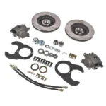 5 on 4-1/2 Disc Brake Kit Fit for Ford 1937-48 with Rotors + Calipers + Pads Set - Image 5