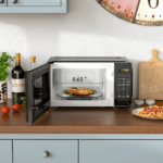 0.7 Cu ft Countertop Microwave Oven, 700 Watts, Black, New (Shipment from Walmart) - Image 3