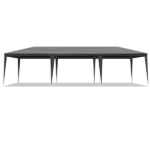Same Code 52688135 10'x30' Outdoor Party Tent with 8 Removable Sidewalls, Waterproof Canopy Patio Wedding Gazebo Black - Image 2