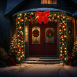 Christmas Artificial Tree Archway Decoration, Realistic PVC Holiday Tree Arch Frame for Outdoor Indoor Room Festival Party Wedding Garden, Flat Top - Image 8