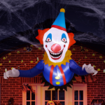 Replace 82852062 3.3 FT Halloween Inflatable Clown Broke Out from Window Outdoor Decorations, Scary Blow up Decor with Built-in LED Lights for Holiday Party Yard Lawn Garden Decor Indoor Outdoor - Image 17