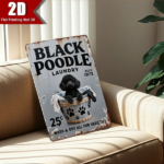 CIFbuy Vintage Black Poodle Laundry Tin Sign 11.8x7.8", 1972 Retro Metal Plaque, Rustic Pet Lover Wall Decor, 2D Flat Farmhouse Laundry TikTok, TikTok, , Rustic Pet Lover Wall Decor Self-pickup Logiopics - Image 6