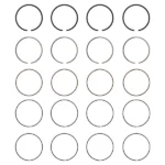 4X Piston & Ring Kit fit for Buick Chevrolet Encore 1.4L 2011-2015 25195065 - Image 3