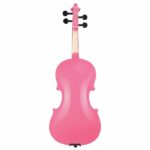 New 1/2 Acoustic Violin Case Bow Rosin Pink - Image 12
