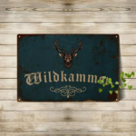 CIFbuy Vintage Deer Head Metal Sign, Iron Wall Art With German Wildkammer Lettering, Rustic Farmhouse Home Decor, Lettering, Rustic Farmhouse Home Decor, 7.87x11 SignikTok, SignikTok, tering, Rustic Farmhouse Home Decor Self-alckup Logiopx11 - Image 8