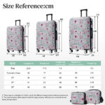 Luggage Sets New Model PC 5pcs, Hardside Lightweight Durable 20" 24" 28" Suitcases with 8" 14" Cases, Suitcase with Lock Spinner Wheels - Image 16