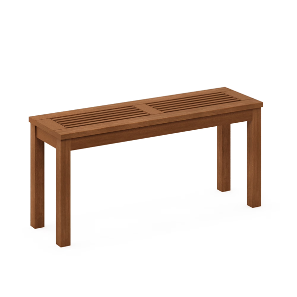 Tioman Malaysian Dark Red Meranti Wood Water-Resistant Outdoor Benches Brown