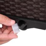 2Pcs Free Splicing Injection Planting Box Brown - Image 14