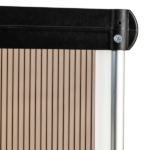 Same Code 82632470 80*38in Household Application Door & Window Rain Cover Eaves Brown Board & Black Holder - Image 30
