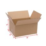 100 Corrugated Paper Boxes 8x6x4" 20.3*15.2*10cm Yellow - Image 9