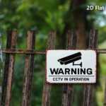 CIFbuy 1PC Vintage Surveillance Camera Warning Metal Sign, 8x12 Inch Waterproof Rustproof Tin Signage, 2D Flat Retro Wall Decor For Hom TikTok, TikTok, Hom Self-pickup Logiopics - Image 4