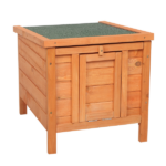 20-inch removable roof, waterproof, green asphalt roof, cedar wood, wooden chicken and rabbit cage - Image 11