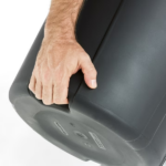 20 Gallon Heavy Duty Plastic Garbage Can, Included Lid, Black (Shipment from Walmart) - Image 4