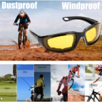 3 pairs Motorcycle Sports Biker Riding Glasses Wind Resistant Eye Protection Sports Goggles Cycling Glasses Sunglasses Yellow Color(US Logistics only For USPS.TK/TMEU only For self-pickup) - Image 8