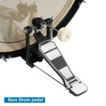 [Do Not Sell on Amazon] Full Size Adult Drum Set 5-Piece Black with Bass Drum, two Tom Drum, Snare Drum, Floor Tom, 16" Ride Cymbal, 14" Hi-hat Cymbals, Stool, Drum Pedal, Sticks - Image 9