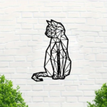 CIFbuy 1PC Handmade animal metal wall art, rural wrought iron interior and exterior decoration, whimsical silhouette design, living room, bedroom,(TikTok/temu self-pickup orders) - Image 29